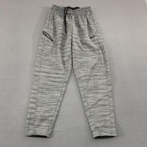 Nike Pants Mens Large Gray Dri-FIT Joggers Tapered Leg Zip Pocket 857059-010